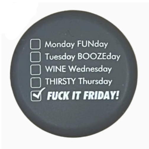 Friday Wine Bottle Cap