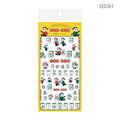 Toy's Panda Furukawa Shiko x Ob1 transparent planner sticker sheet with illustrated icons.