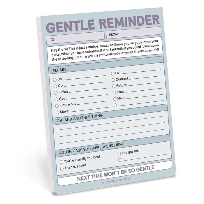 Gentle Reminder Nifty Notes