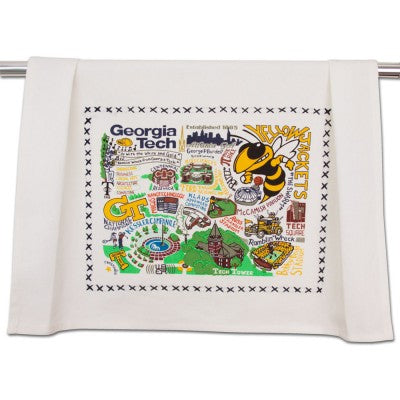 Georgia Tech Collegiate Dish Towel