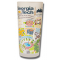 Georgia Tech Collegiate Frosted Glass Tumbler