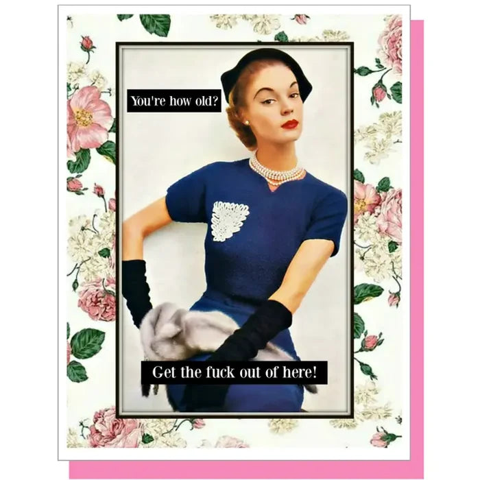 Get the F*ck Out Card - Female