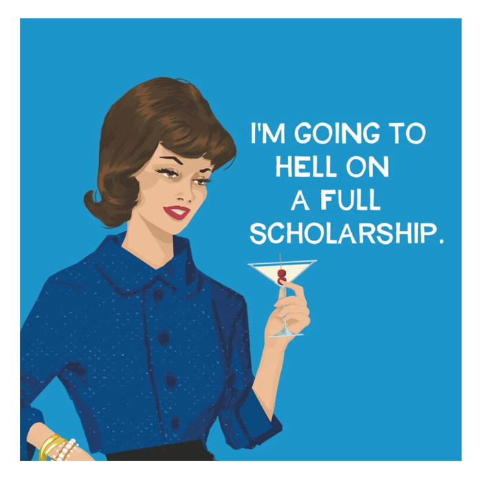 Going to Hell Cocktail Napkins