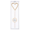 Gold Heart Sparkler Wand