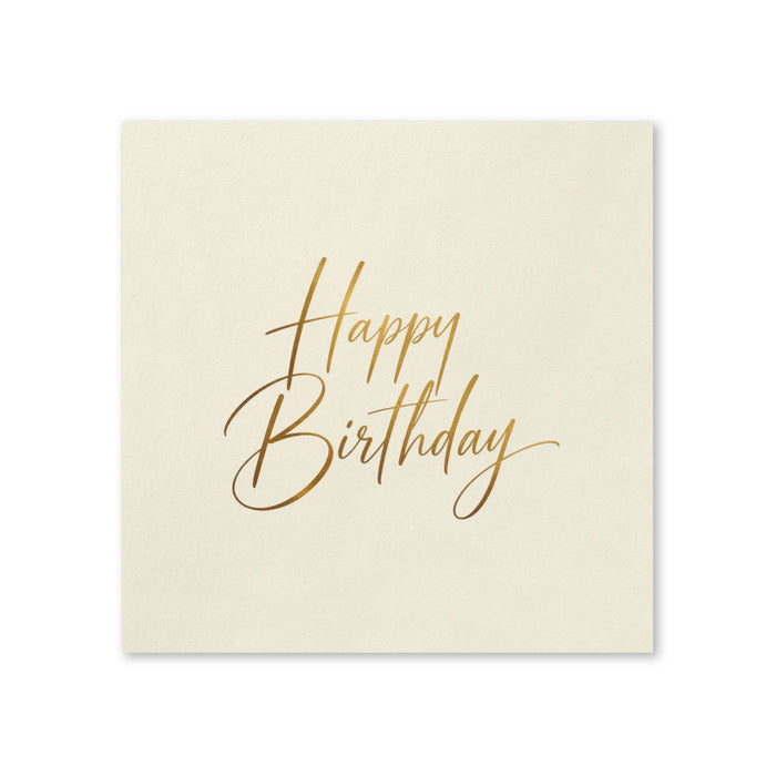 Happy Birthday Cocktail Napkins, 50-Pack, 3-ply, Birthday Party Decor