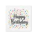 Happy Birthday Confetti Napkins, 50-Pack, 3-ply, Birthday Party Decor