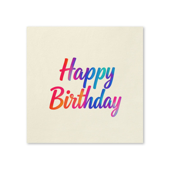 Happy Birthday Napkins, 50-Pack, 3-ply, Birthday Party Decor