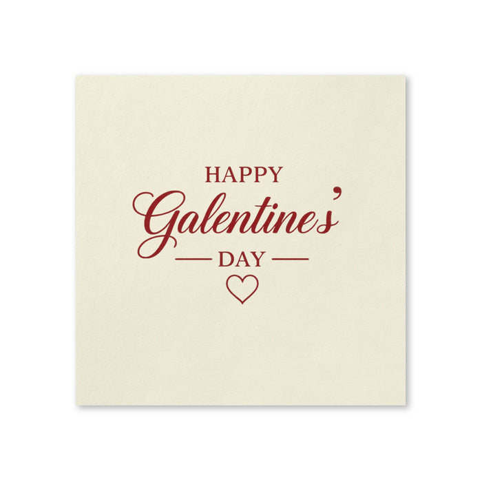 Happy Galentine’s Day Cocktail Napkins, 50-Pack, 3-ply, Galentine’s Brunch, Party Decor