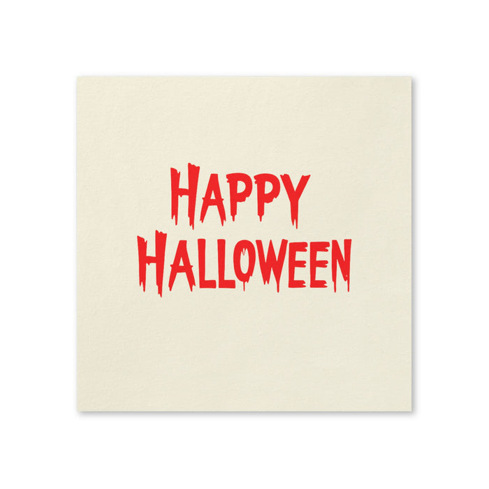 Happy Halloween Cocktail Napkins, 50-Pack, 3-ply, Halloween Party Napkins