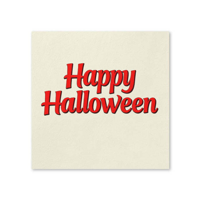 Happy Halloween Cocktail Napkins, 50-Pack, 3-ply, Halloween Party Napkins