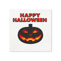 Happy Halloween Glowing Pumpkin Cocktail Napkins, 50-Pack, 3-ply,