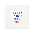 Happy Labor Day Cocktail Napkins, 50-Pack, 3-ply, Labor Day Party Decor