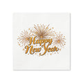 Happy New Year Fireworks Cocktail Napkins, 50-Pack, 3-ply, New Year’s Eve Party Decor