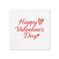 Happy Valentine's Day Cocktail Napkins, 50-Pack, 3-ply, Valentine’s Day Party Decor