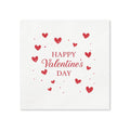 Happy Valentine's Day Red Hearts Cocktail Napkins, 50-Pack, 3-ply,  Valentine’s Day Party Decor