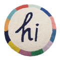 hi Round Pillow