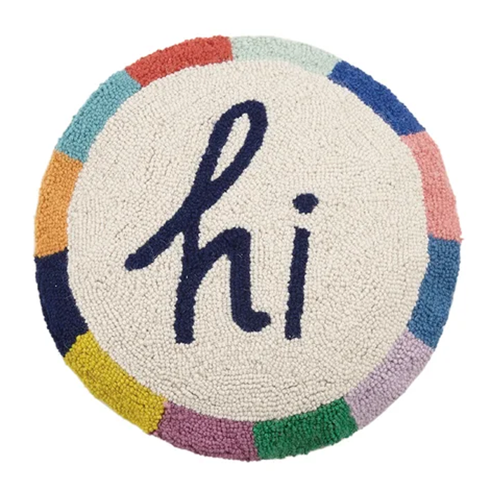 hi Round Pillow