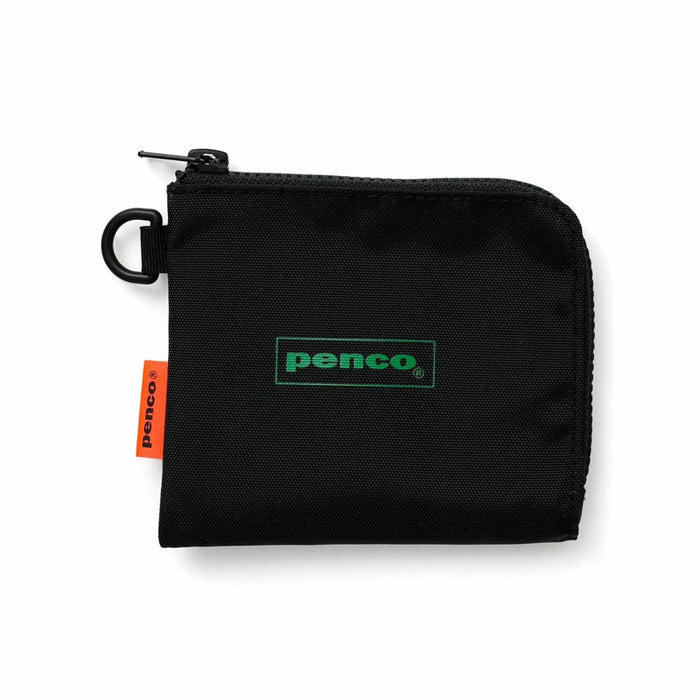 Hightide Penco L-Zip Purse/Pouch, detail view of the design.