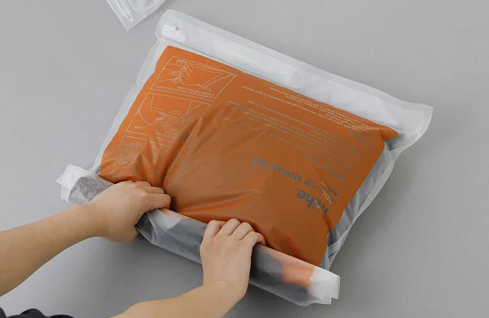 Hightide Penco Roll Up Storage Bag, shown from another angle.
