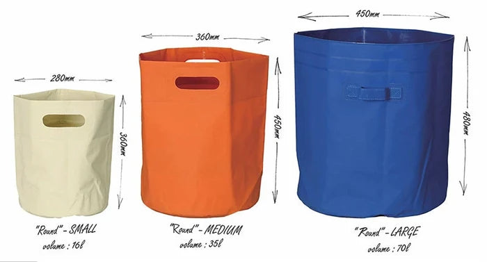 Hightide Tarp Bag [Small] pictured in a studio product shot.