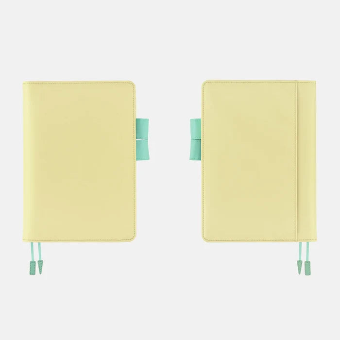 Hobonichi 2026 A5 Cousin Cover: Colors - Chamomile Mint, shown from the front.