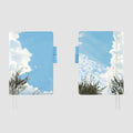 Hobonichi 2026 A5 Cousin Cover: Kyohei Sakaguchi - Field Sky, shown from the front.