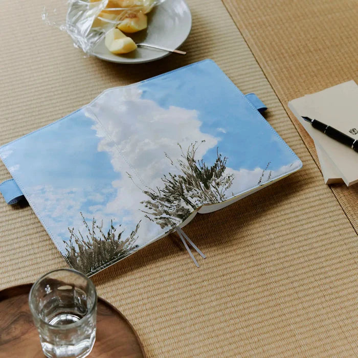 Hobonichi 2026 A5 Cousin Cover: Kyohei Sakaguchi - Field Sky, shown in full.