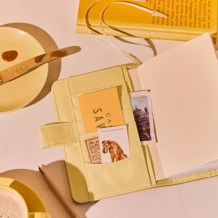 Hobonichi 2026 A6 Planner Cover: Colors - Butterscotch, shown in full.