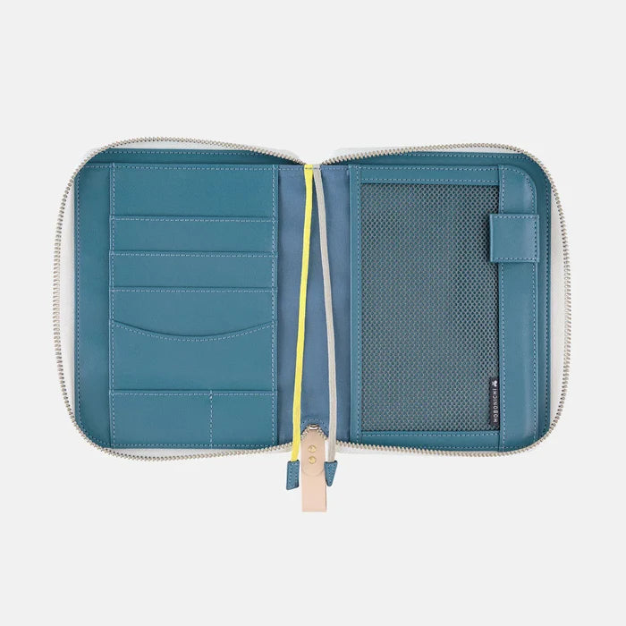 Hobonichi 2026 A6 Planner Cover: minä perhonen - aalto, shown with its details.