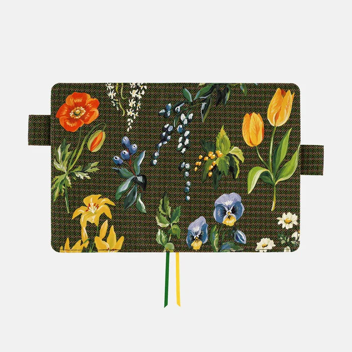 Hobonichi 2026 A6 Planner Cover: Tolight - Garden of Botany, shown from another angle.