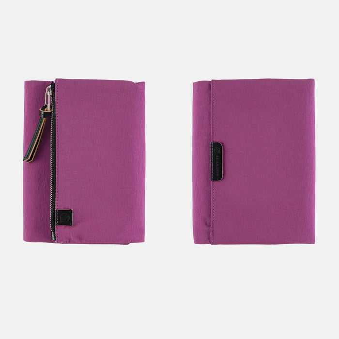 Hobonichi 2026 A6 Planner Cover: Tragen - Purple, shown from the front.