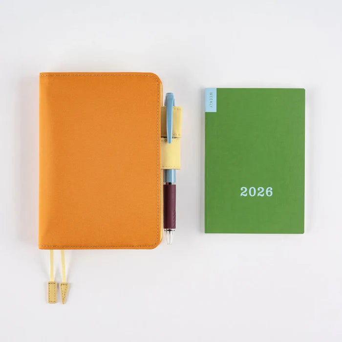 Hobonichi 2026 Accessories: Hobonichi Weekly Calendar 2026, shown from another angle.
