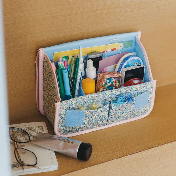 Hobonichi 2026 Accessories: Stappo (Liberty Fabrics - Sasha Kiora), shown in full.