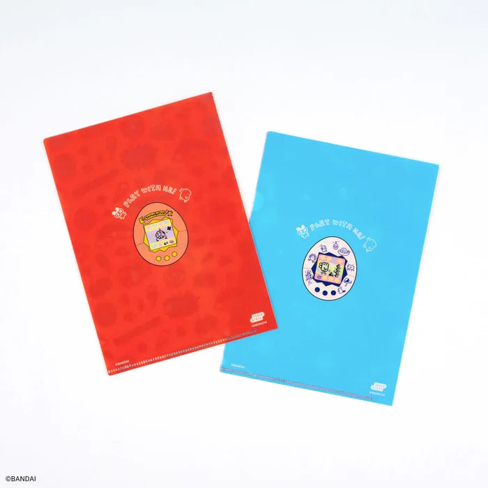 Hobonichi 2026 Accessories: Tamagotchi - Hobonichi Folder Set of 2 for A5 Size (Tamagotchi), shown from another angle.