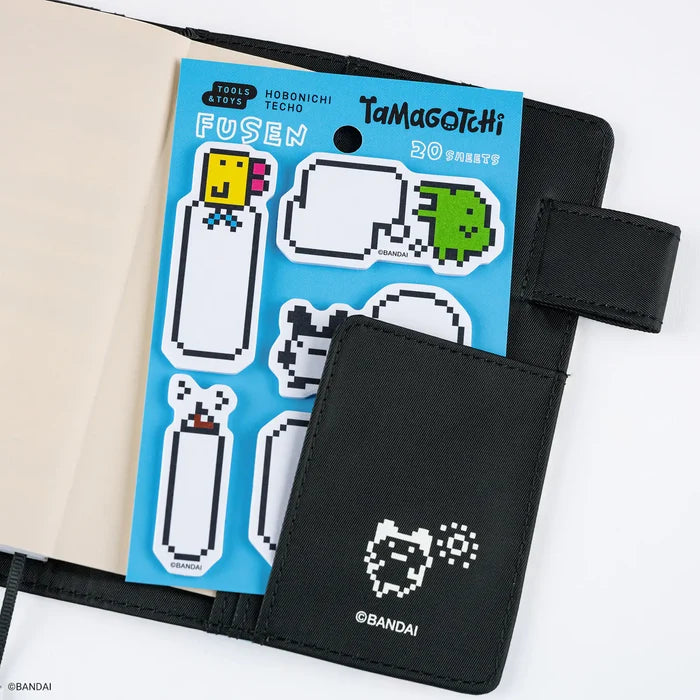 Hobonichi 2026 Accessories: Tamagotchi - Sticky Notes, detail view of the design.