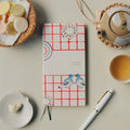 Hobonichi 2026 Spring WEEKS: Unsodo: Bijutsukai (Blue Pigeons) – Japanese/Tall & Slim/Apr Start, shown from the front.