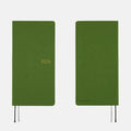 Hobonichi 2026 Weeks: Colors - Antique Green, shown from the front.