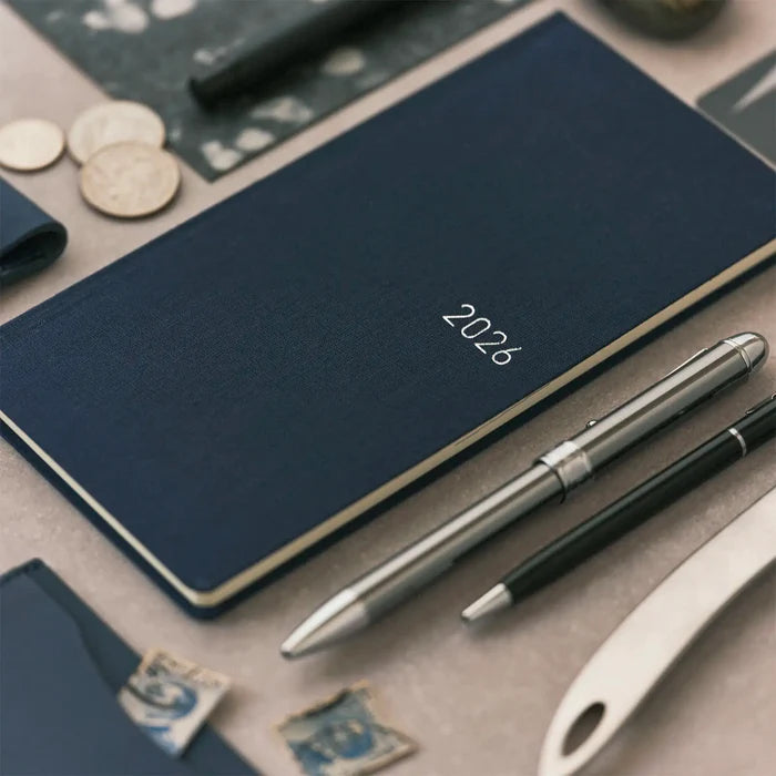Hobonichi 2026 Weeks: Colors - Cosmo Blue, shown in full.