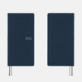 Hobonichi 2026 Weeks Mega: Colors - Cosmo Blue, shown from the front.
