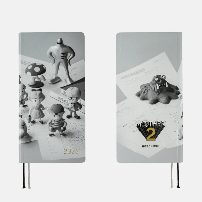 Hobonichi 2026 Weeks: MOTHER - The Secret of MOTHER 2, shown from the front.