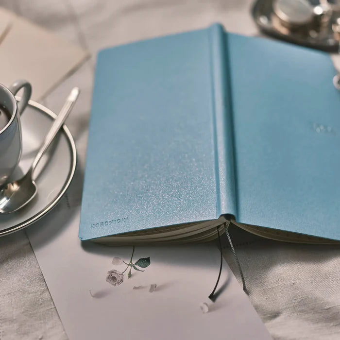 Hobonichi 2026 Weeks: Paper Series - Sky, alternate angle.