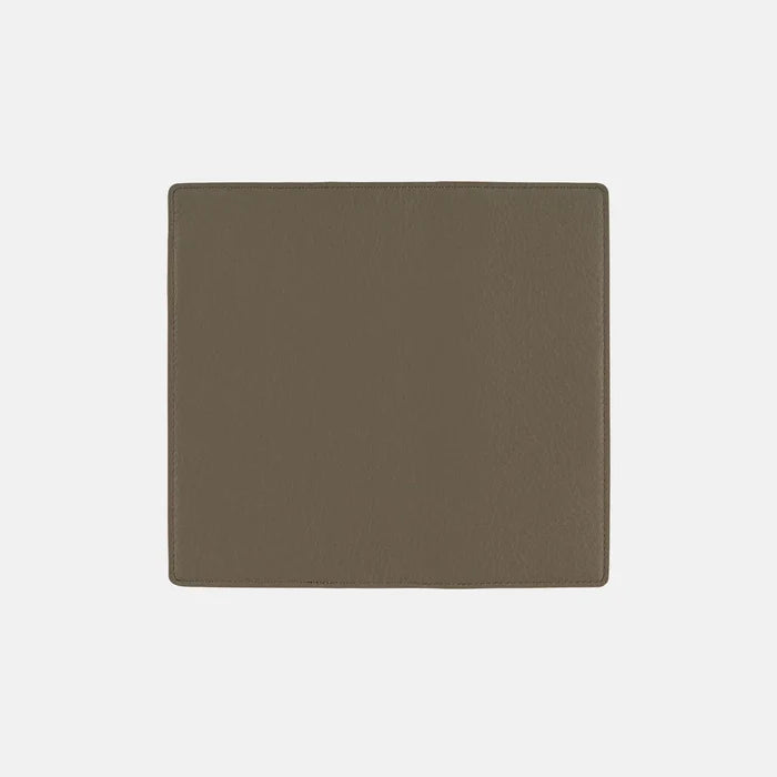 Hobonichi 2026 Weeks Planner Cover: Leather - Taut (Gray & Light Blue), shown from another angle.