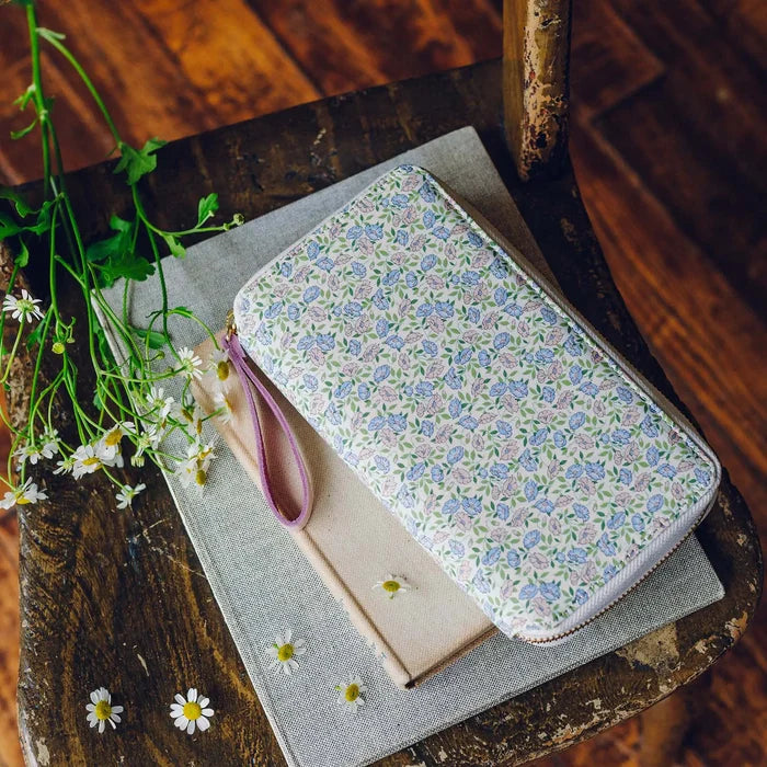 Hobonichi 2026 Weeks Planner Cover: Liberty Fabrics - Sasha Kiora, detail view of the design.