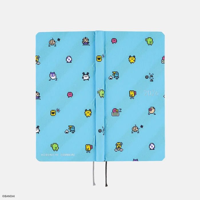 Hobonichi 2026 Weeks: Tamagotchi - Our Tamagotchi, shown from another angle.