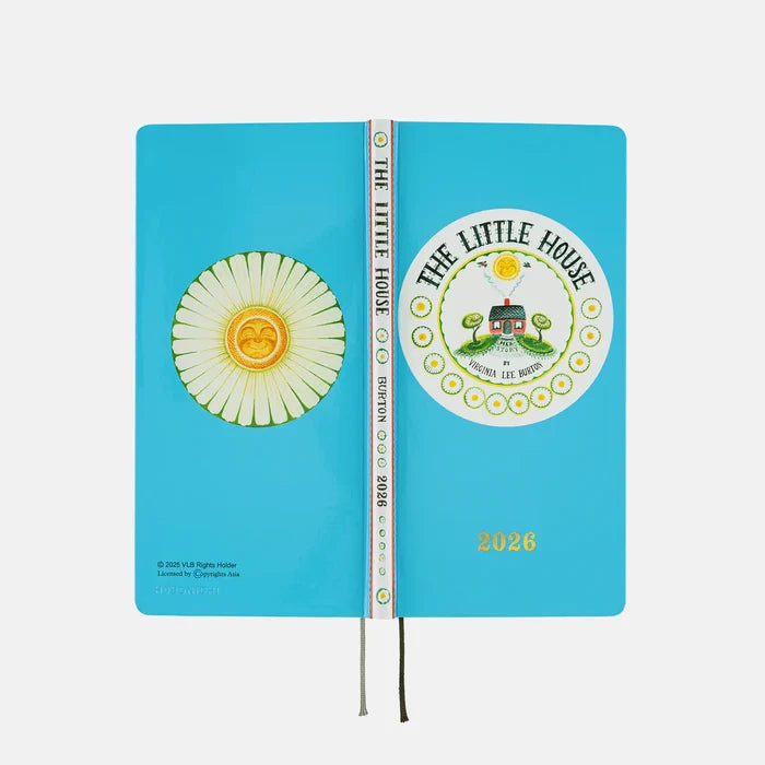 Hobonichi 2026 Weeks: Virginia Lee Burton - The Little House, shown from another angle.