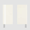 Hobonichi 2026 Weeks: White Line - Ivory, shown from the front.