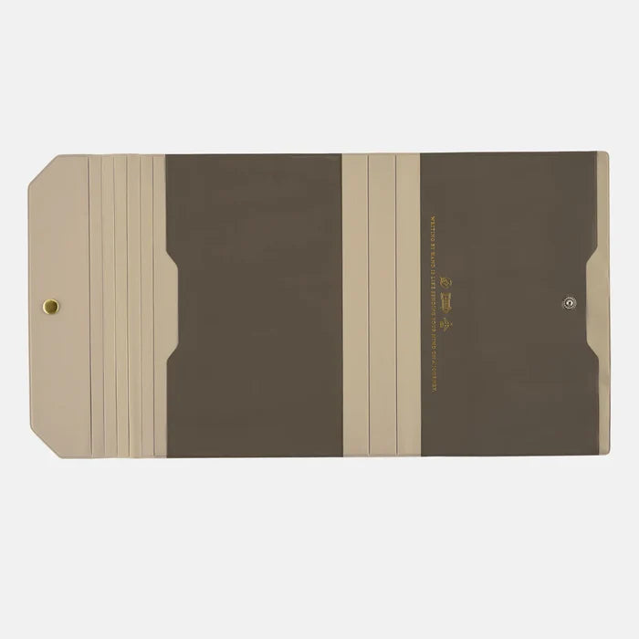 Hobonichi 2026 A5 Cousin Cover: Alettone - Gray, shown from another angle.