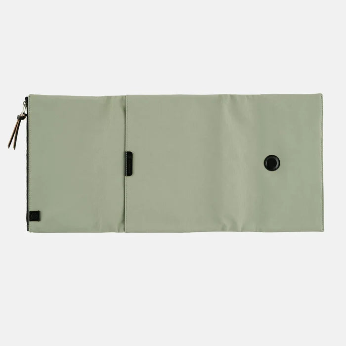 Hobonichi 2026 A5 Cousin Cover: Tragen - Oakmoss, shown from another angle.