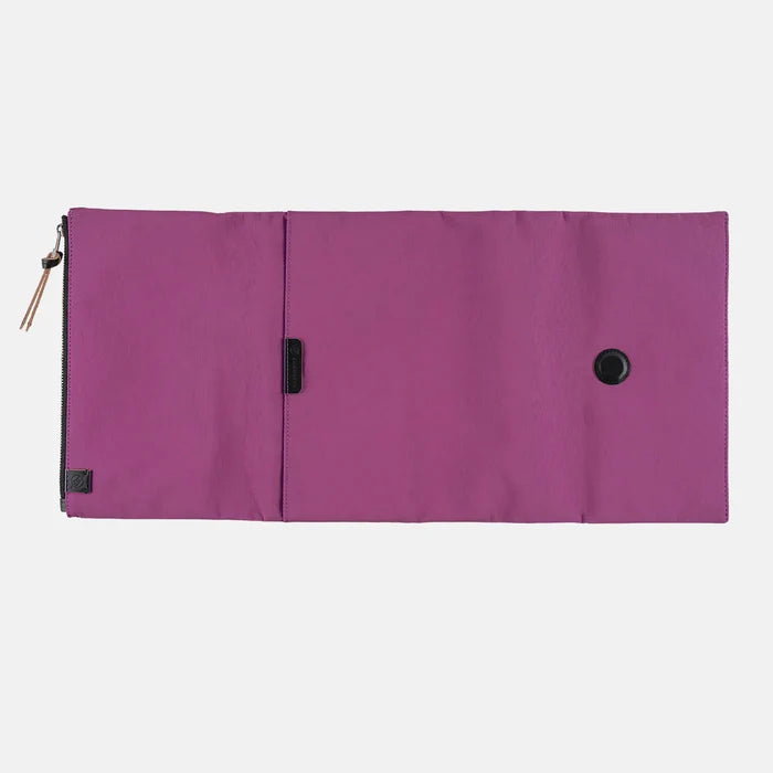 Hobonichi 2026 A5 Cousin Cover: Tragen - Purple, shown from another angle.