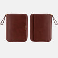 Hobonichi 2026 A6 Planner Cover: Single Color - Amarone, shown from the front.